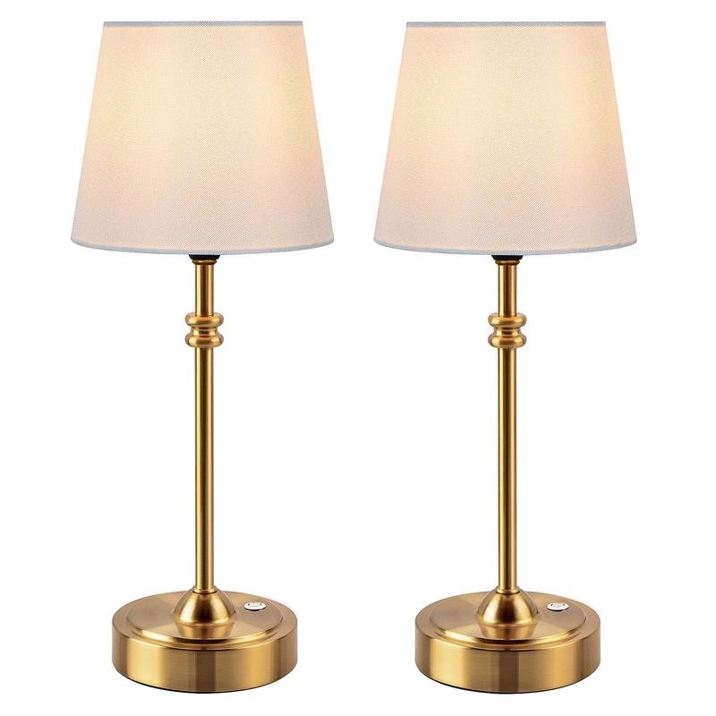 ONEWISH Cordless Lamp-Battery Operated Table lamp, 4000mAh Rechargeable, Stepless Dimmable,