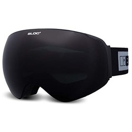 Bloc Evolution Ski Goggles EO2 Matt Black with Dark Grey Lens