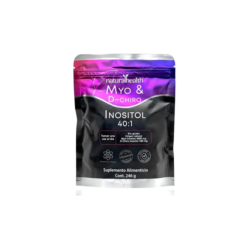 Suplemento de Myo D-Chiro Inositol Natural Health 401 en Polvo