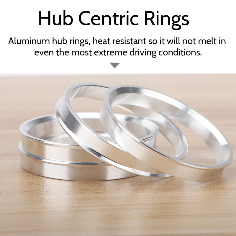Udalix Aluminum Centric Spigot Hub Rings Wheel Spacer Set,67.1mm ID