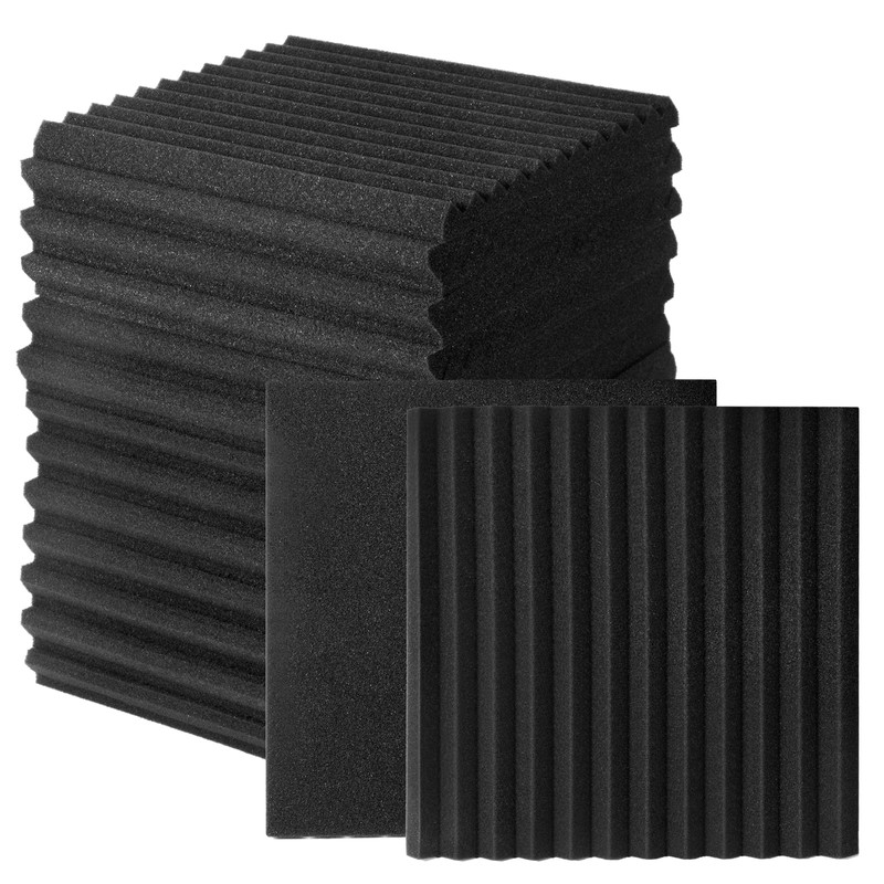 50 Pack Acoustic Foam Panels 1" X 12" X 12"