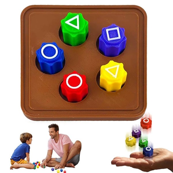 DGTSYAL Korean Game, Traditionelles Handspiel Mit Bunt Steinchen, Perfektes Minispiel