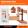 Jorgensen 4-inch Bar Clamp Set, Ratcheting Bar Clamp for Woodworking,