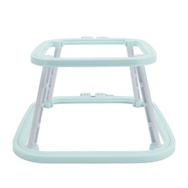 Embroidery Hoop Holder, Punch Needle Frame Double Layer Embroidery Hoop Tabletop Needlework Frame Holder with Needle Multi Purpose for Craft Projects (Red) (Light Purple) (Nordic Green)