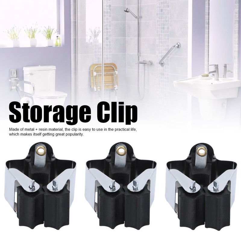 Storage Clip Hardware Tool Industrial Supplies Metal Resin for Mop