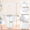 Gilprop 100 Packs Kraft Paper Flowers Gift Bags with Handle