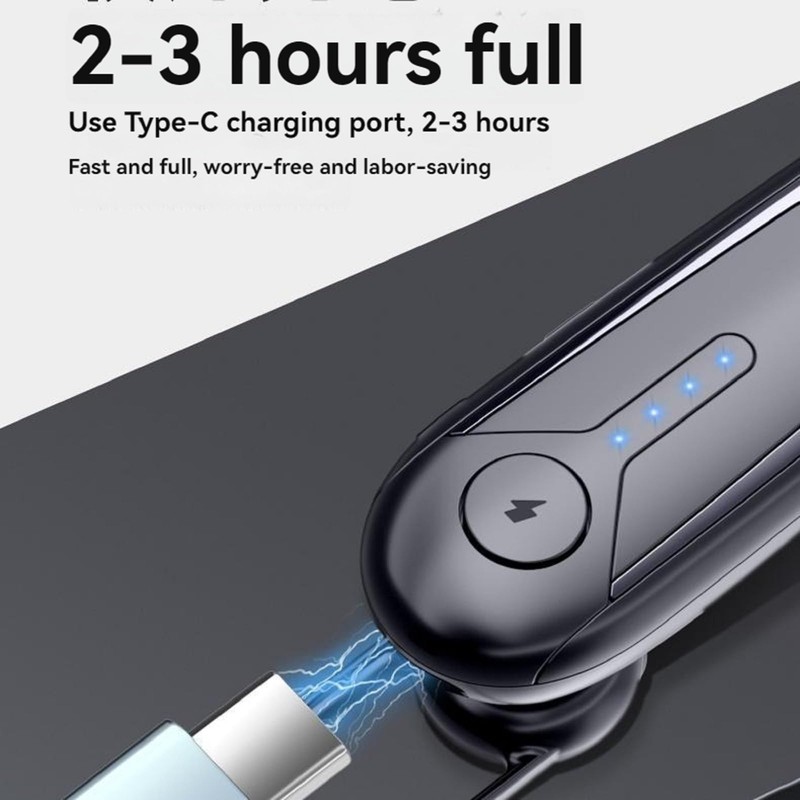TMGADTDU Bluetooth Headset, Single-Ear Wireless Earpiece with ENC Noise Canceling