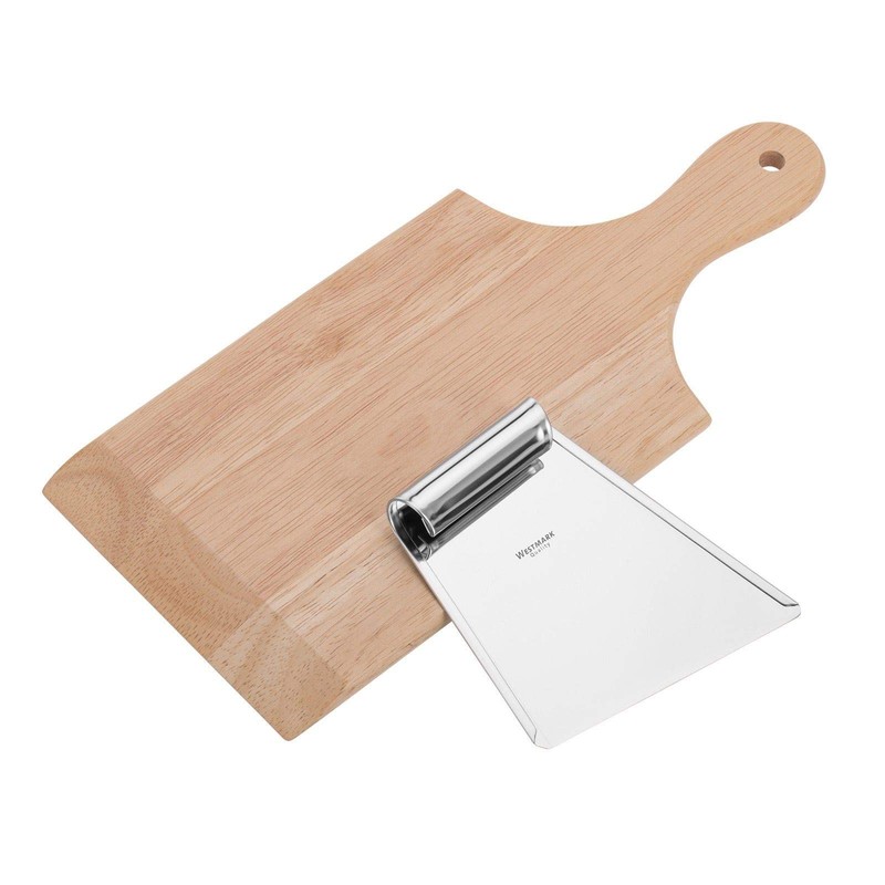 Westmark Spätzle Set, Spätzle Wooden Board and Stainless Steel Scraper