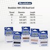 Beadalon Silk Thread, Size #2, .45 mm / .018 in,