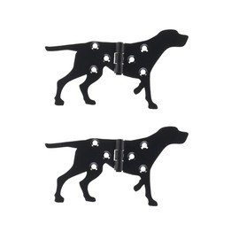 Esschert Design Black Metal Dog Hinges - Left Door