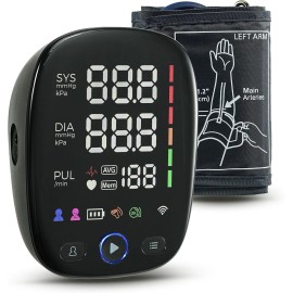 Unbranded Automatic Upper Arm Blood Pressure Monitor for Home Use – One-Touch, LED Backlit