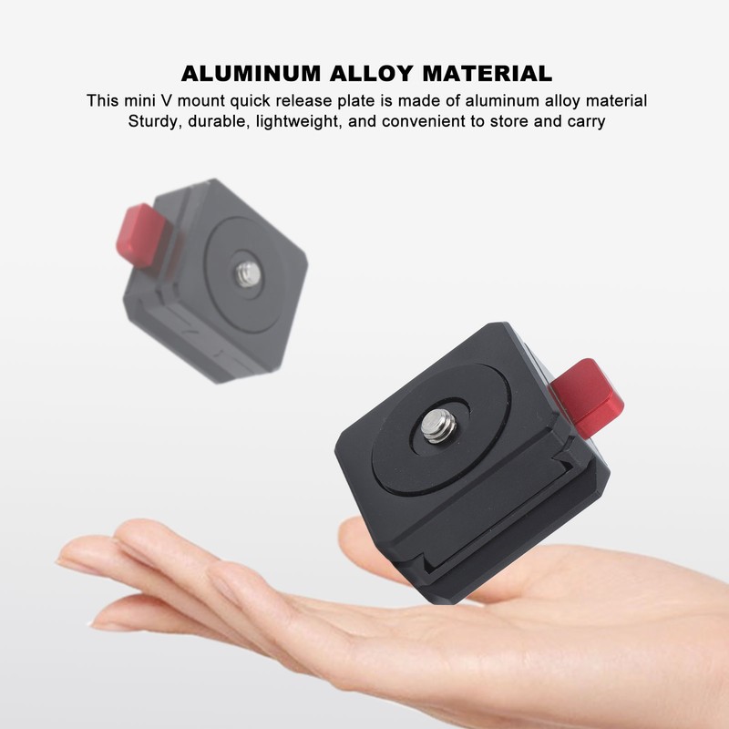 Mini V Lock V Mount Quick Release Plate Aluminum Alloy