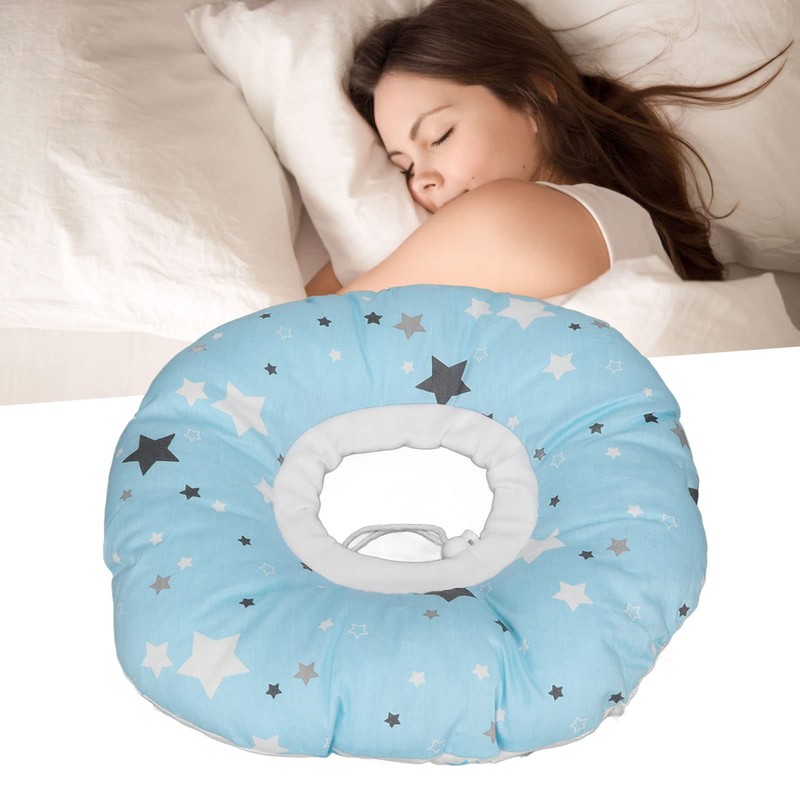 Ear Piercing Pillow for Side Sleepers, Ear Guard Pillow with