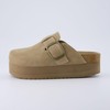 CUSHIONAIRE Women's Granola *Previous Buckle Issue Fixed* Genuine Suede Cork