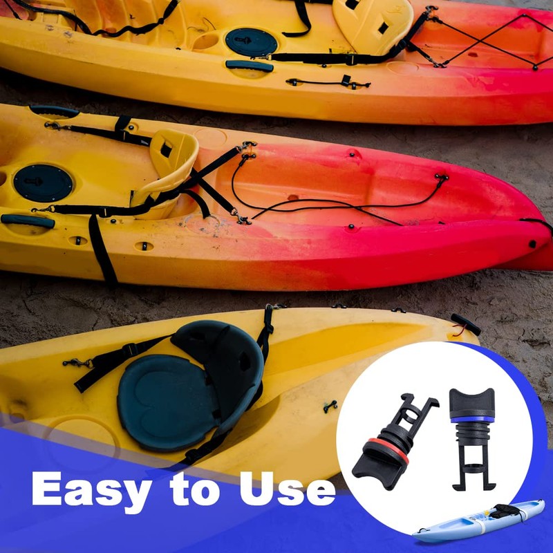Modixun 6pcs Nylon Kayak Drain Plugs Thread Drain Plugs, Kayak