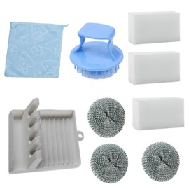 Melamine Lasting Sponges Multi Surface Foam Cleaning Pads - Bathtub, Floor, Baseboard, Bathroom, Wall Cleaner (Blue)