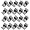 AWEN 20 pcs Adjustable Glass Shelf Glass Clip Shelf Suction
