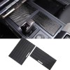 encar88_8 Carbon Fiber Central Control Water Cup Holder Panel Cover