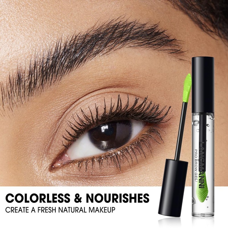 3D Eyebrow Gel, Long-Lasting Clear Brow Setting Gel, Strong Hold