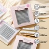Feinner DIY Lash Cluster Kit Invisible Band Long Lasting Waterproof