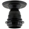 E27 Batten Bulb Holder (lampholder) in Black Bakelite