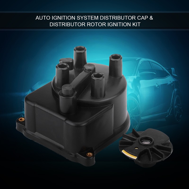 Car Auto Distributor Cap & Distributor Rotor Ignition Kit for