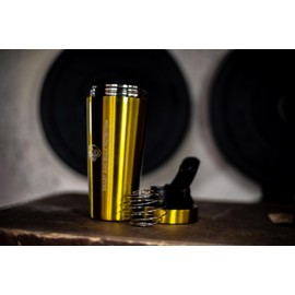 Beast&Bulk Nutrition Mixball Shaker | Shaker for Protein Shakes | Wire Mixball Whisk | Non-Drip Screw Lid | Gold Colour | 700 ml | Stainless Steel | Laser cut design