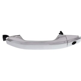 KarParts360 for Chevy Tahoe 2015-2020 Exterior Door Handle Front Driver Side Chrome | with Key Hole | Trim: All Submodels | Replacement for GM1310194 | 22923598