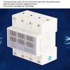 Voltmeter Ammeter, 3 Phase DIN Rail, with Digital Display Screen,