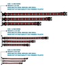 Buckle Down Plastic Clip Collar - BD Argyle Black/Red/Gray -