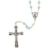 Gemstone and Austrian Crystal Catholic Prayer Rosary - Includes Rosary
