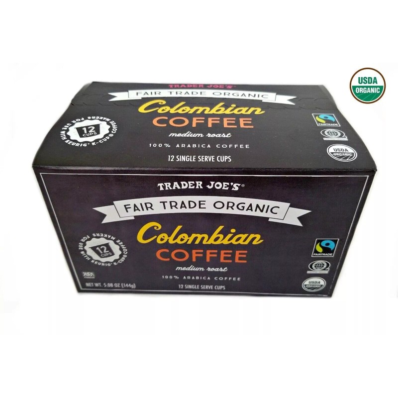 Trader Joe's 2 Packs Trader Joe's Organic Colombian Coffee Fair