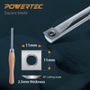 POWERTEC 3 Pcs Carbide Lathe Tools for Woodturning with 10"