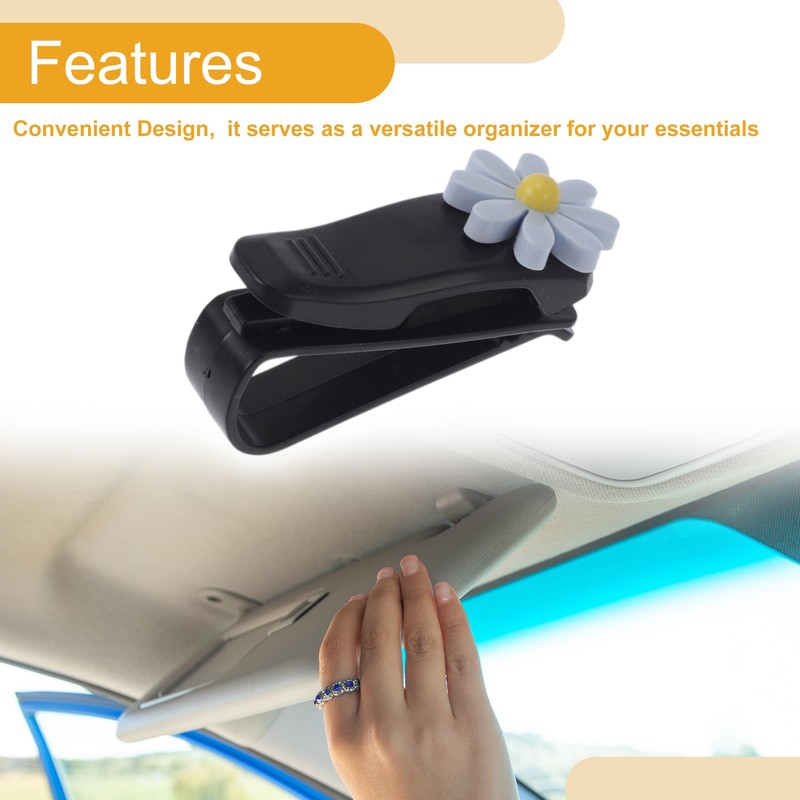 REPAIROCK Car Sunglasses Clip Universal Sun Visor Sunglasses Holder for