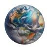 Earth Globe Magnet Round Globe Decorative Planet Earth Beautiful World