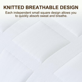 YOUR MOON Silence Soft Pillows for Sleeping, Support Down Alternative Pillows Queen Size, Cozy Soft Bed Pillows for Sleeping(White)