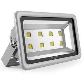 400W LED Flood Light Outdoor,2400W Equivalent 40000LM 6000K Daylight White Super Bright FloodLight with Plug,85-285V IP66 Waterproof Commercial Lighting for Fields,Counts,Arena,Stadium