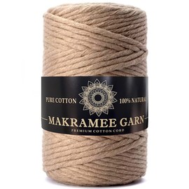 Macrame Yarn, Cotton Yarn, Cord for Crafts, Macrame Cotton Cord