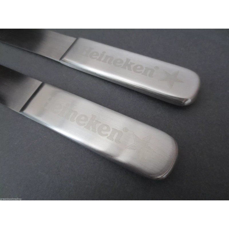 Heineken Stainless Steel Beer Foam Skimmer 9 Inch 10-Pack