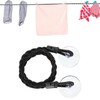 Portable Travel Clothes Washing Line Clothesline Extendable Elastic Clothesline Cup