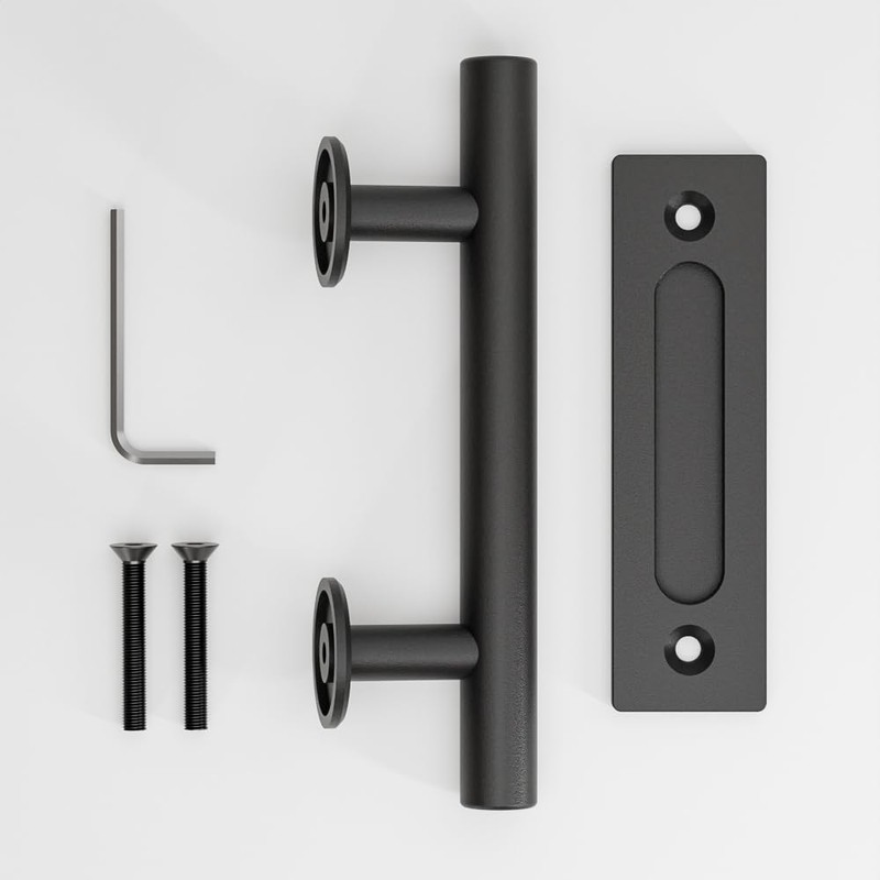 QINAIXQM 30 cm Barn Door Handle, Sliding Door Pull Handle,