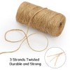 tenn well 2mm Jute Garden String, 300m Long Natural Jute