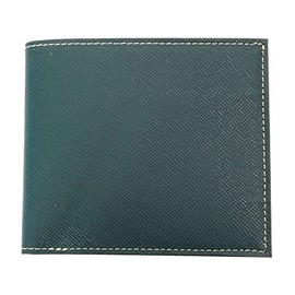 FRUH Smart Cow Leather Bifold Wallet for Men (Green), green