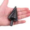 ZONADAH Spiral Nitriding Step Drill Bit Titanium Plated Multi Hole