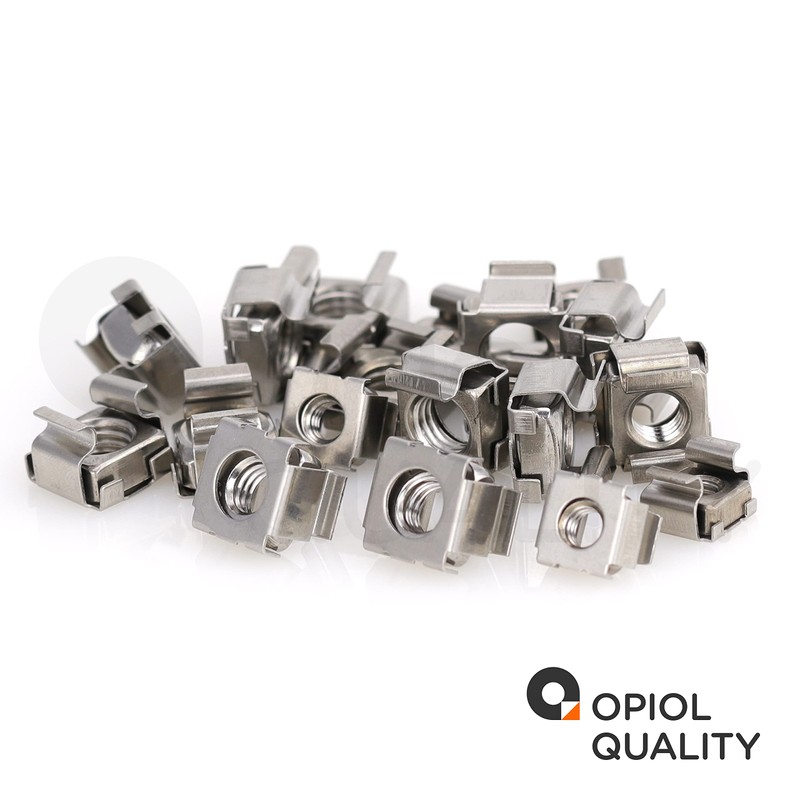 OPIOL QUALITY® Cage Nuts M6 for Sheet Thickness 1.7-2.7 mm