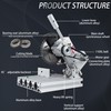 RATTMMOTOR 5" Mini Table Saw for Craft Q99-7 Multipurpose Portable