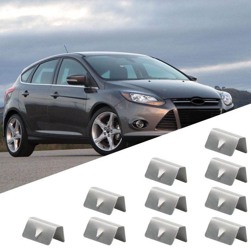 Rakiuty Wind Deflector Clips, Wind/Rain Deflector Fitting Clips, 10 Pieces