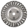 Surtek C528 Carda circular trenzada alambre delgado 4" x 0.35