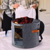 Suzile 4 Pcs Hat Boxes Oversized Round Cowboy Hat Storage