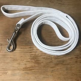 The Good Dog Company- Hemp Basic Canvas 6 Foot Leashes Available in Blue, Green, Red, Black, and Now Available in Natural, & Natural (Large - Standard Leash (1 inch Wide), Natural)